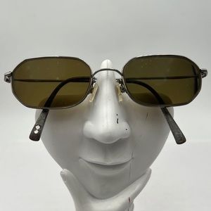 Vintage Tourneau T031 Gunmetal Oval Sunglasses Frames